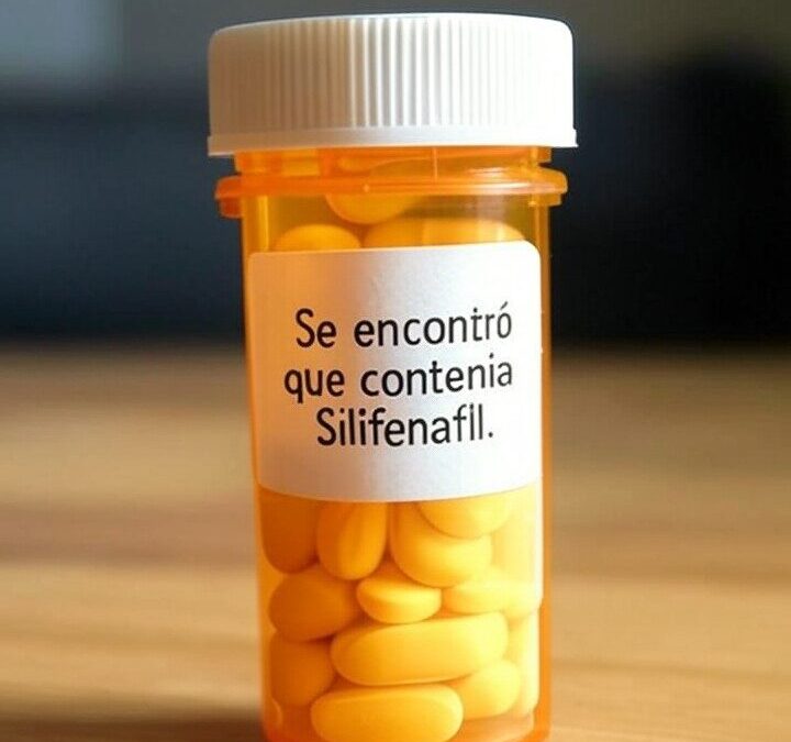 Se encontró que contenía sildenafil